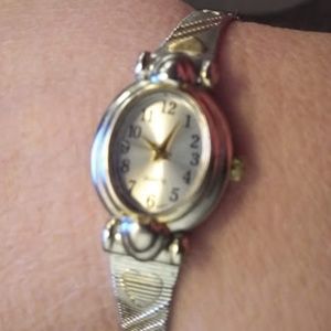 Vintage Hearts on Band Watch